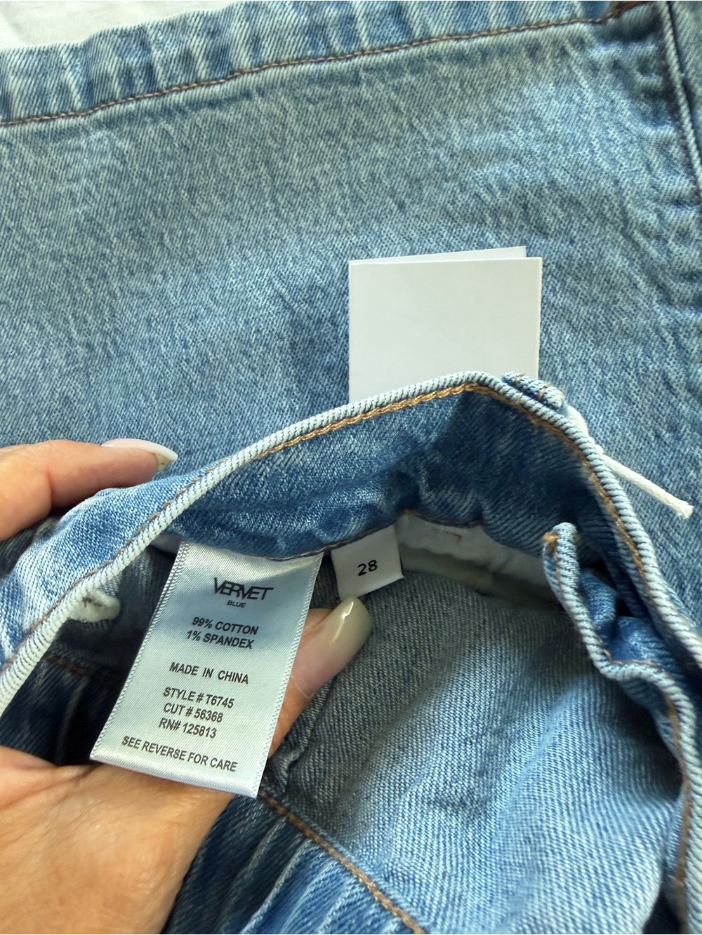NWT OLIVIA Wide Leg Jeans 28 - Picture 6 of 7